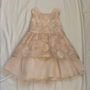 Girls’ Rare Editions Pink Embroidered Formal Dress